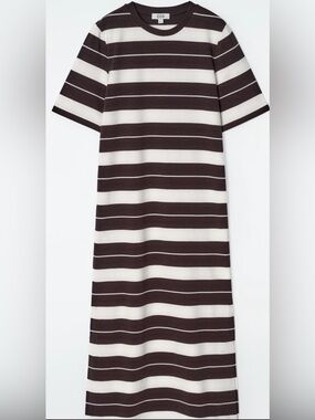 COS COTTON MIDI T-SHIRT DRESS
